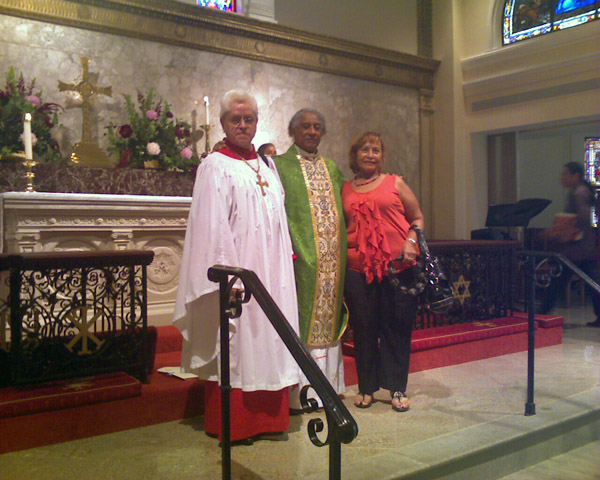 Daniel Robles en la iglesia San Juan